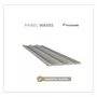 Painel Waves 155 Santa Luzia Br 15cm - Cinza Glacial