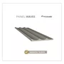 Painel Waves 155 Santa Luzia Br 15cm - Cinza Titanium