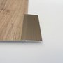 Perfil Alumínio Para Piso Vinílico 2mm Champanhe