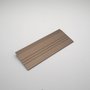 Perfil Alumínio Para Piso Vinílico 5,0mm Champanhe