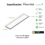 Piso Laminado Eucafloor Prime Click Fresno Decapê New Cx 2,36m²