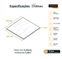 Piso Vinílico Arquitech Château 3mm 92 x 92 cm - Chaumont Cx 5,08m²