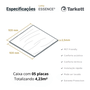 Piso Vinilico Tarkett Essence 30 - Basalto Cx 4,23m² (920 x 920mm)
