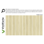 Piso Vinílico Vinilforte Natural Leve 2mm - Acácia  Cx 4,72m²