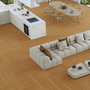 Piso Vinílico Vinilforte Natural Leve 2mm - Vernonia Cx 4,72m²