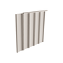 Régua Painel Ubá Couro Gelo de Poliestireno 10 x 1,6 x 280cm Br 0,28m²