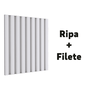Ripa Branca Ps-466 c/ duas unidades 2,80m - 30 x 16mm