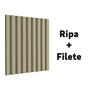 Ripa Cinza Titanium Ps-466 c/ duas unidades 2,80m - 30 x 16mm