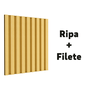 Ripa Ouro Ps-466 c/ duas unidades 2,80m - 30 x 16mm
