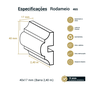 Rodameio Santa Luzia 465 40 X 17mm Br 2,40m