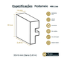 Rodameio Santa Luzia 466 Liso 30 X 16mm Br 2,40m
