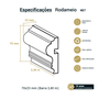Rodameio Santa Luzia 467 60 X 23mm Br 2,40m