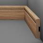 Rodapé Estilo 10 Eucafloor - 70 x 15mm Barra 2,40m