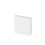 Rodapé Poliestireno Liso Branco 07cm Br 2,40m - Arquitech 50007