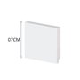 Rodapé Poliestireno Liso Slim Branco 50907 - 70 x 10mm Br 2,40m