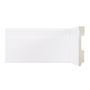 Rodapé Poliestireno Branco Frisado 10cm - Br 2,40m