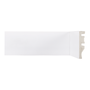 Rodapé Poliestireno Branco Liso 07cm - Br 2,40m