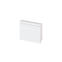 Rodapé Poliestireno Frisado Branco 05cm Br 2,40m - Arquitech 51005