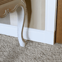 Rodapé Poliestireno Frisado Branco 05cm Br 2,40m - Arquitech 51005