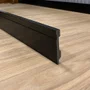 Rodapé Poliestireno Frisado Preto 07cm x 1,5cm Br 2,40m - Estilo Revestimentos