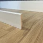 Rodapé Poliestireno Liso Branco 07cm x 1,5cm Br 2,40m