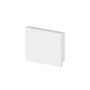 Rodapé Poliestireno Liso Branco 50005 - 50 x 10mm Br 2,40m