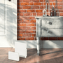 Rodapé Poliestireno Liso Branco 50012 - 120 X 13mm Br 2,40m