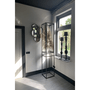 Rodapé Poliestireno Liso Preto 07cm Br 2,40m - Arquitech 50007