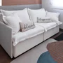 Rodapé Poliestireno Santa Luzia 457 Frisado Cinza Glacial 10cm Br 2,40m