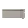 Rodapé Poliestireno Santa Luzia 457 Frisado Cinza Glacial 10cm Br 2,40m