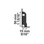 Rodapé Poliestireno Santa Luzia 478 Branco Frisado 50mm Br 2,40m