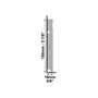 Rodapé Poliestireno Santa Luzia 480 Branco Frisado 15cm Br 2,40m