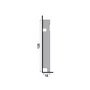 Rodapé Poliestireno Santa Luzia 493 Branco Frisado 120mm Br 2,40m