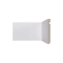 Rodapé Poliestireno Santa Luzia 496 Branco Liso 15cm Br 2,40m