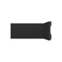 Rodapé Poliestireno Santa Luzia Lev101 Liso Preto 100 X 13mm Br 2,40m