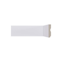 Rodapé Poliestireno Santa Luzia LEV71 Branco Liso 07cm Br 2,40m