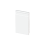Rodapé Poliestireno Frisado Slim Branco 15cm Br 2,40m - Arquitech 51915