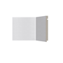 Rodapé Poliestireno Santa Luzia 506 Liso Branco 20cm Br 2,40m